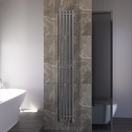 Полотенцесушитель водяной Grota Corsa 230х1800 хром матовый