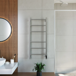 Полотенцесушитель электрический Grota Costa 430х1000 хром матовый