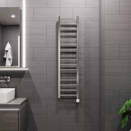 Полотенцесушитель электрический Grota Eco Classic 300x1200 хром матовый