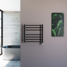 Полотенцесушитель электрический Grota Eco Forte 630x600 черный