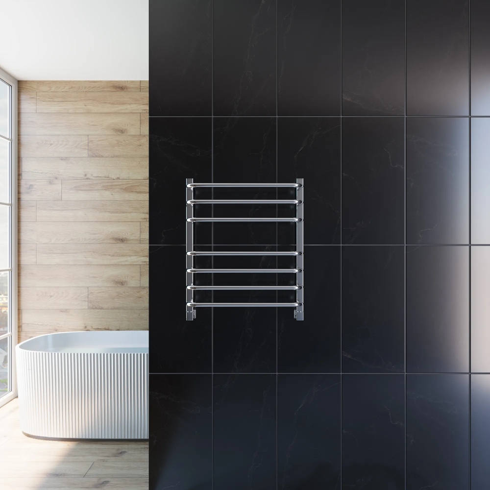 Полотенцесушитель водяной Grota Eco Forte 530x600 хром глянцевый