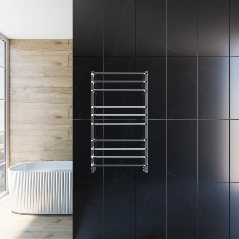 Полотенцесушитель водяной Grota Eco Forte 530x900 хром глянцевый