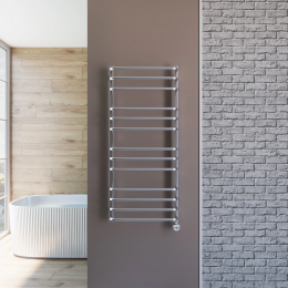 Полотенцесушитель электрический Grota Eco Forte 530x1200 хром матовый