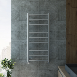 Полотенцесушитель водяной Grota Grosso 550x1200 хром матовый