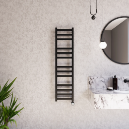 Полотенцесушитель электрический Grota Vento 300x1200 черный