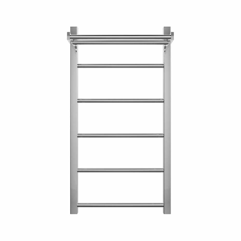 Полотенцесушитель электрический Grota Simple P с полкой 430x800 хром глянцевый