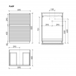 Тумба напольная SANCOS Folk Floor