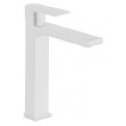DELANO Смеситель для раковины высокий, белый матовый