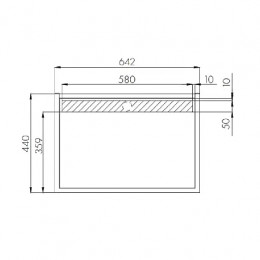 Лофт 65 Столешница Фабрик Дуб Эндгрейн