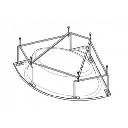 КАННЫ монтажный комплект для ванны 150х150