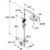 KLUDI FRESHLINE DUAL SHOWER SYSTEM Душевая система с термостатом, арт. 6709205-00