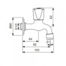 BA158AA VIDIMA PRACTIC КРАН ДЛЯ УМЫВАЛЬНИКА