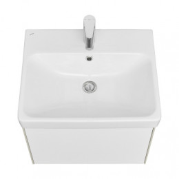 Асти 55 Тумба белый/ясень шимо (БЕЗ УМЫВАЛЬНИКА Адриана-55)