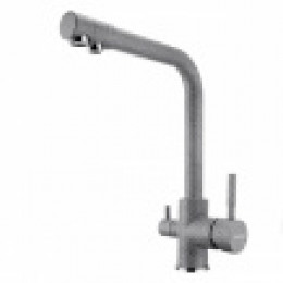 РУАН Смеситель для кухни фильтр серый