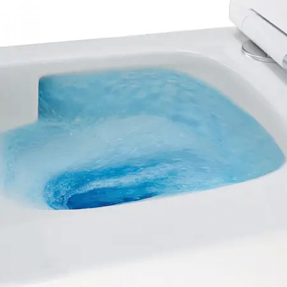 AZ-5171T-WHT AIRA Унитаз подвесной с системой смыва Tornado в комплекте с быстросъемным сиденьем микролифт, дюропласт 485*360*365mm