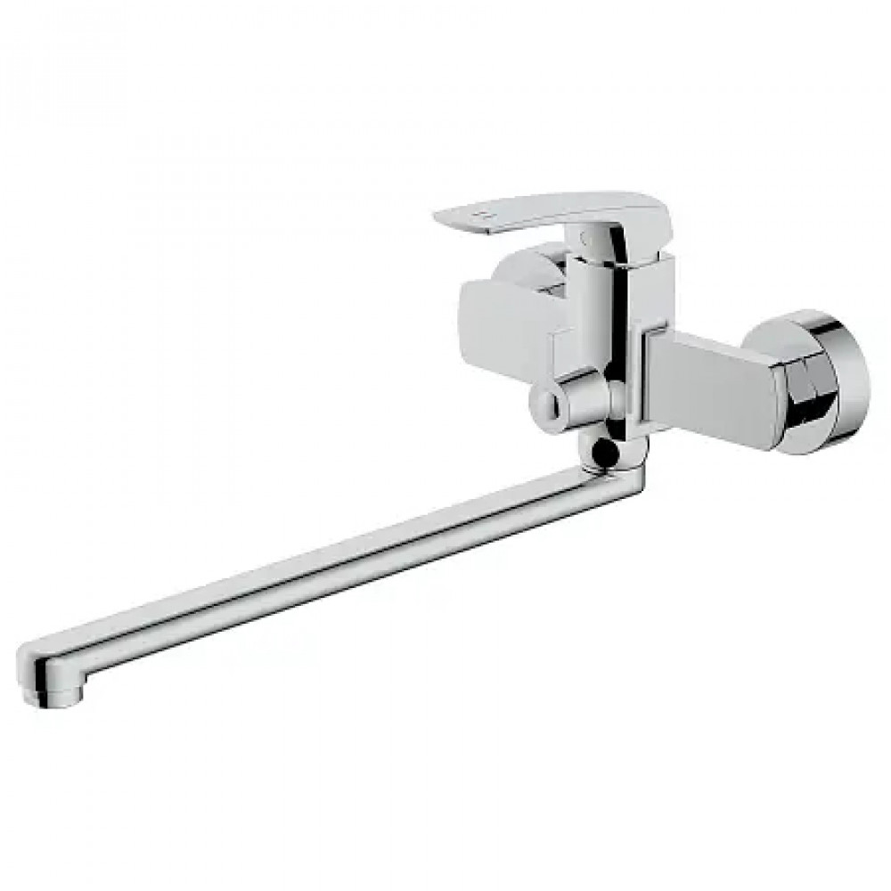 Conda Смеситель для ванны с ручным душем, длинный излив, хром