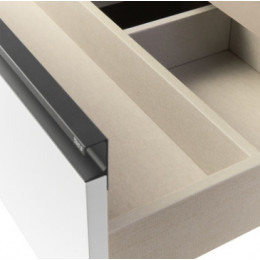 DOMI Модуль д/раковины 600 мм, 2 ящика, белый глянец (подходят раковины Gap, Gap plus, Victoria Nord)