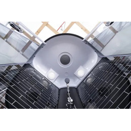 Душевая кабина CS-6680K 80*80*215, выс. поддон 40см, мозайчатый узор, прозрачное стекло 4мм (3 места)