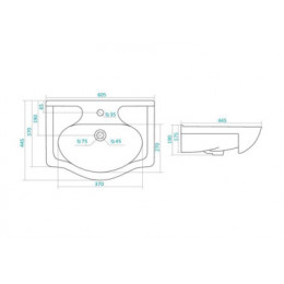 АКВАТОН Селигер 60 Умывальник