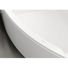 VERONELA OFFSET Ванна акриловая асимметричная 160х105х45 см, без панели и каркаса, левая, белая