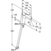 KLUDI PURE&EASY XL Однорычажный смеситель на умывальник 100, без донного клапана, арт. 372929165