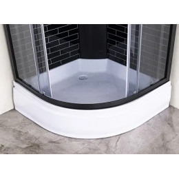 Душевая кабина CS-6680K 80*80*215, выс. поддон 40см, мозайчатый узор, прозрачное стекло 4мм (3 места)