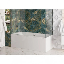 VERONELA Ванна акриловая прямоугольная, без панели и каркаса, 180х80 см, белая