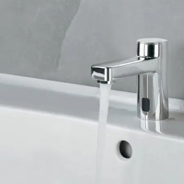 KLUDI ZENTA E Электронный смеситель для раковины, со смешиванием, 9 V, арт. 3810005