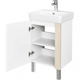 Кантри 50 Тумб Белый/Дуб Верона (БЕЗ УМЫВАЛЬНИКА "Нео-50")