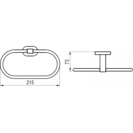 Полотенцедержатель (овальный) CR 300.00