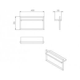 Лофт Урбан Полотенцедержатель Орегон