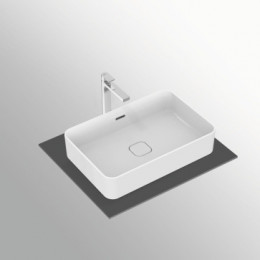 T299901 STRADA II Vessel Умывальник 60 см без отверстия под смеситель, для монтажа с мебелью, с отверстием перелива (щелевого типа)