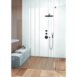 KLUDI A-QA Кронштейн для душа 400 мм, черный матовый, арт. 6651439-00