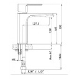 CADEO Смеситель для раковины, хром