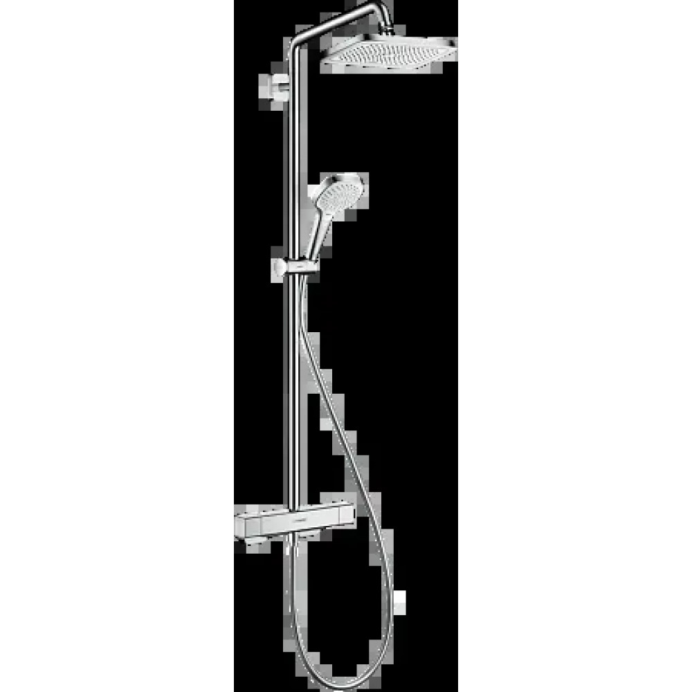 27630000 Croma E 280 1jet Душевая система Showerpipe с термостатом для душа, хром