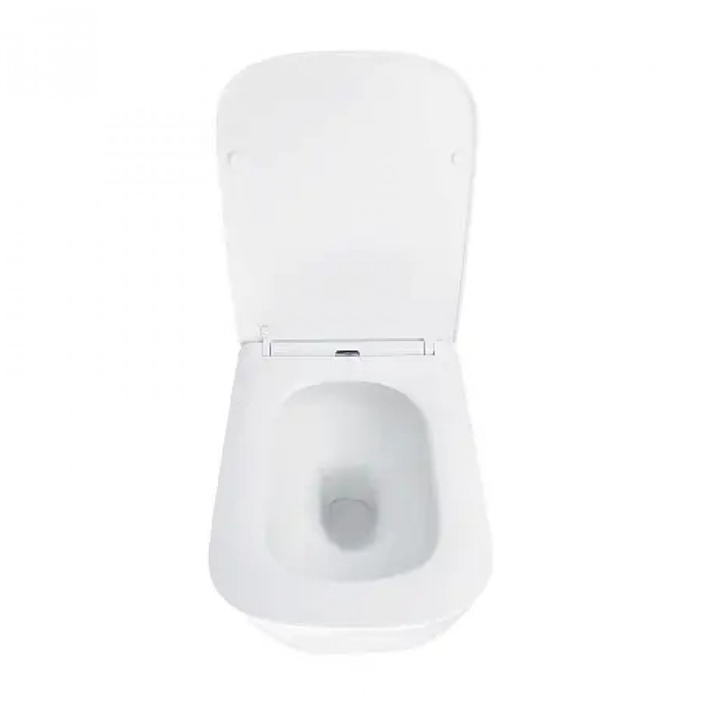 AZ-5171T-WHT AIRA Унитаз подвесной с системой смыва Tornado в комплекте с быстросъемным сиденьем микролифт, дюропласт 485*360*365mm