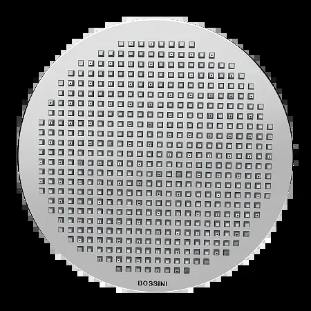 APICE Верхний душ (ABS пластик) Ø280 мм., с настенным держателем (латунь) 380 мм., черный матт