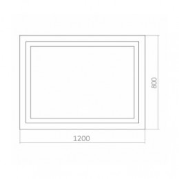 AZARIO зеркало Ливия 1200*800 датчик на движение