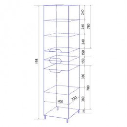 Тумба Стиль- 70/1 (660*830*320) БЕЗ РАКОВИНЫ Балтика 70