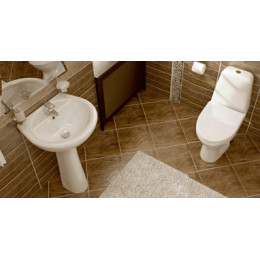 Умывальник Соната с переливом бел. 540 * 485