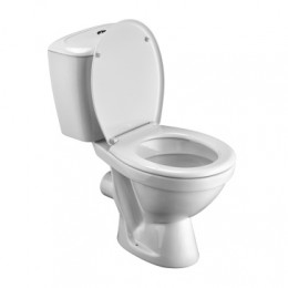 Унитаз-компакт "Паллада" (стандарт: 2-реж., дюро, метал крепеж)
