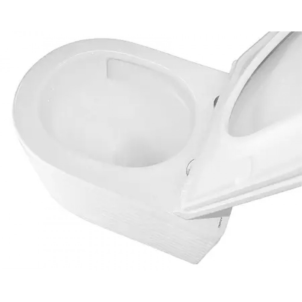 Azario LUZIO (Рельефный)  AZ-098-UQ  ТОРНАДО (СКРЫТОЕ КРЕПЛЕНИЕ) подвесной  унитаз в комплекте с сидением микролифт 495x365x360mm