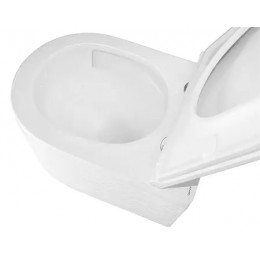 Azario LUZIO (Рельефный)  AZ-098-UQ  ТОРНАДО (СКРЫТОЕ КРЕПЛЕНИЕ) подвесной  унитаз в комплекте с сидением микролифт 495x365x360mm