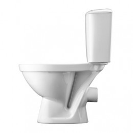 Унитаз-компакт "Паллада" (стандарт: 2-реж., дюро, метал крепеж)