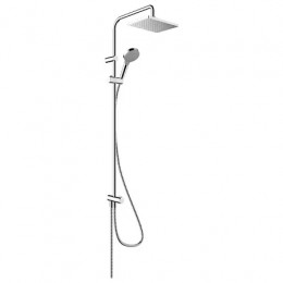 26289000 Vernis Shape Showerpipe 230 1jet Reno EcoSmart, хром