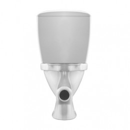 Унитаз-компакт "Паллада" (стандарт: 2-реж., дюро, метал крепеж)