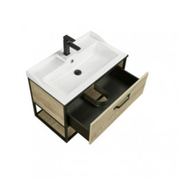 Лофт 80 Тумба-умывальник Фабрик Дуб Эндгрейн