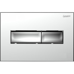 Сет LORANTO Инсталляция с кнопкой Line хром глянец + унитаз ANTE с сиденьем микролифт