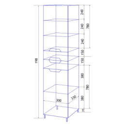 Тумба Стиль- 70/1 (660*830*320) БЕЗ РАКОВИНЫ Балтика 70