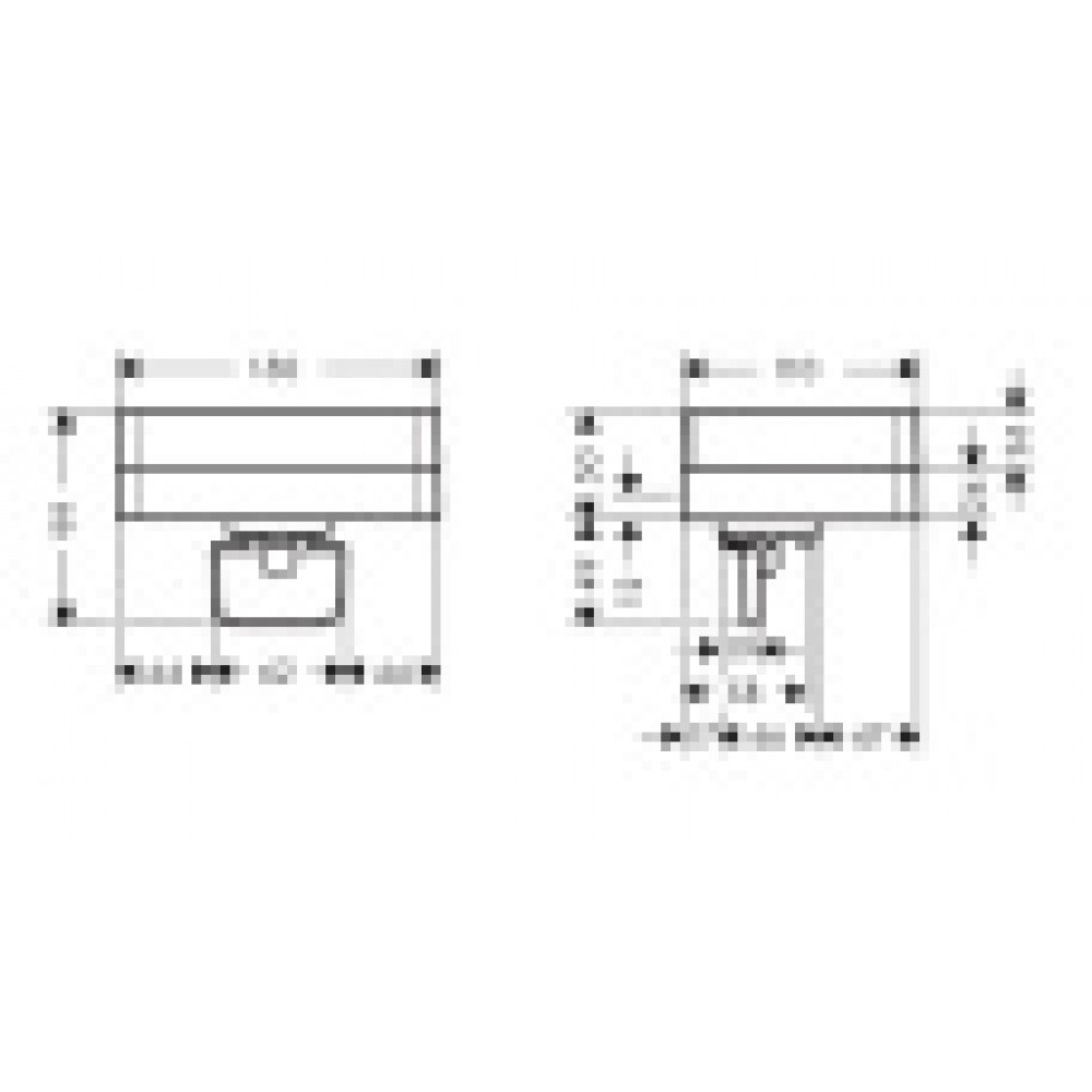 42819000 Axor Universal Accessories Дозатор для жидкого мыла с полочкой 150 мм для настенного монтаж